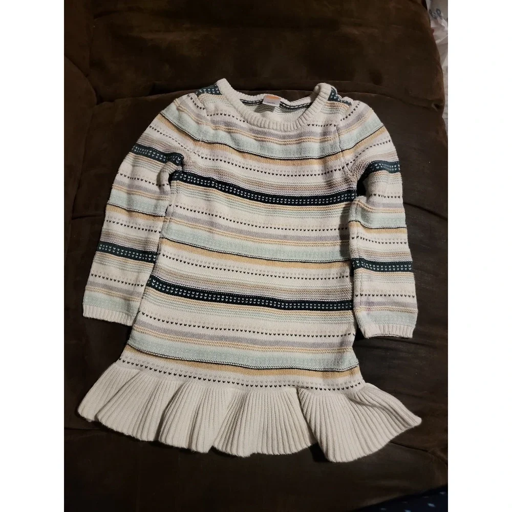 Gymboree‎ all spruced up striped sweater dress size 5